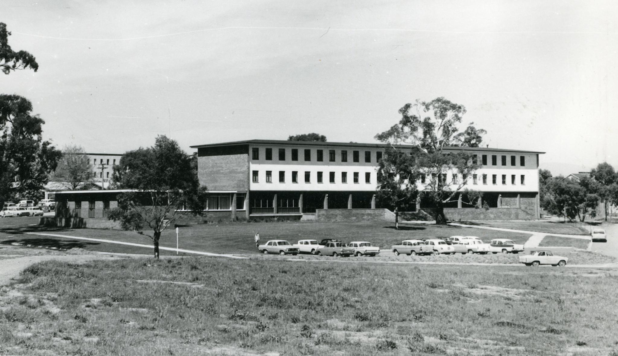 The original ANU Oriental Studies building, 1965. Image: ANU Archives.